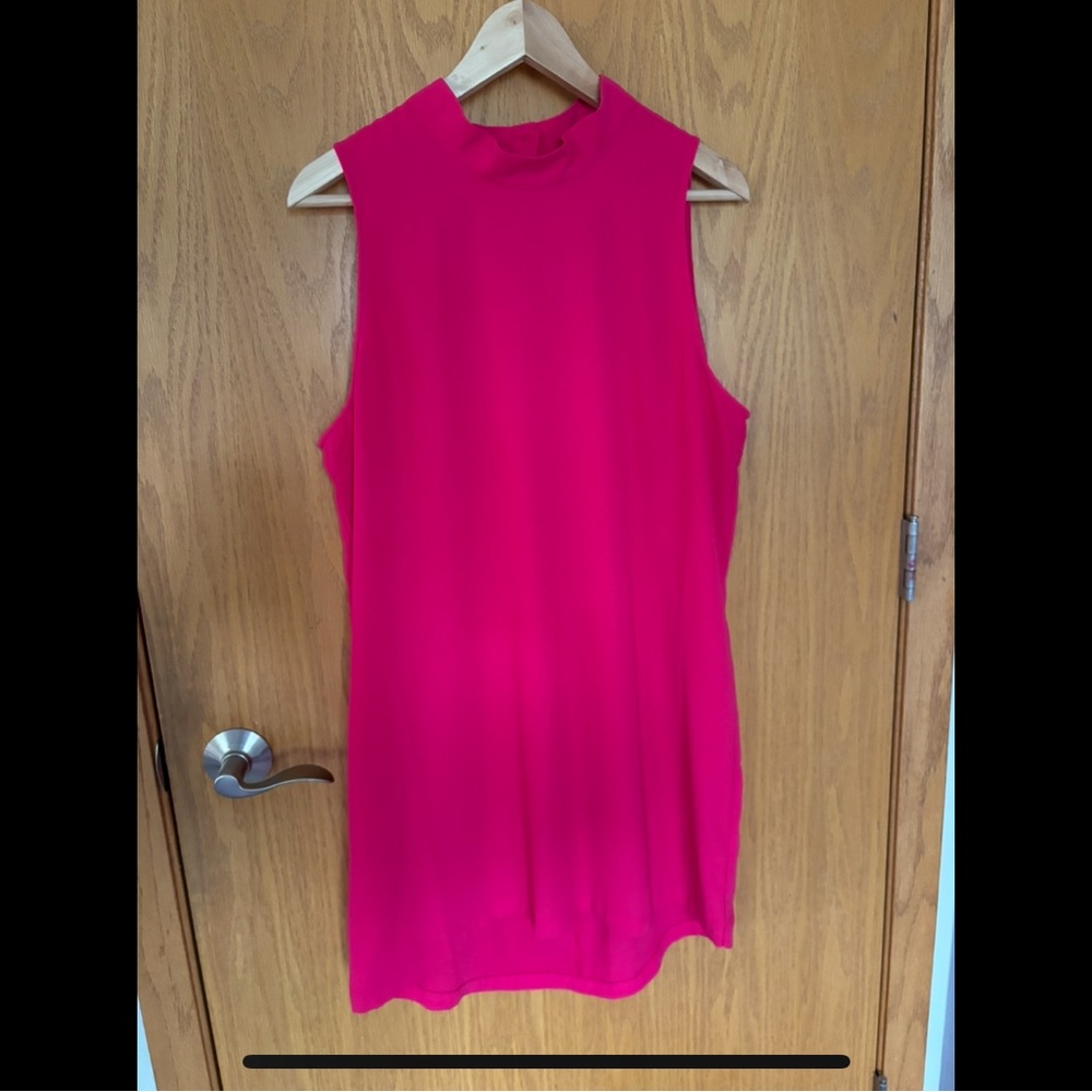 Hot Pink Shift Dress